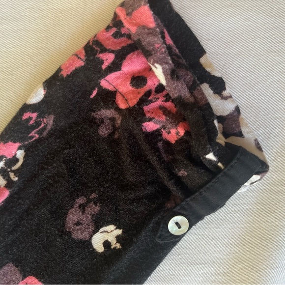 Anne Klein Black and White Floral Midi Dress sku011 - Picture 8 of 10